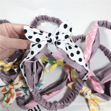2020 Fashion New Arrived Kids Hair Accessories Cotton Knot Oversize Baby Bow Headband